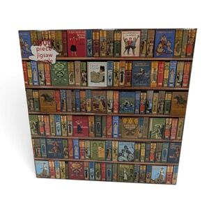 Flame Tree High Jinks Bookshelves Bodleian 1000 Piece Puzzle Uncounted